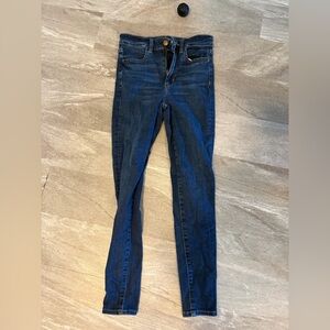 American Eagle Outfitters Dark Blue Skinny Jeans